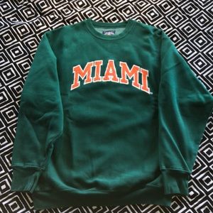 University of Miami Vintage 90’s Sweater